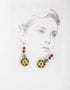Round Pendant Earrings